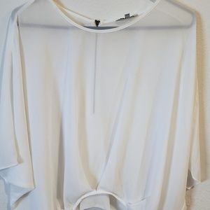 Almost sheer flowy top